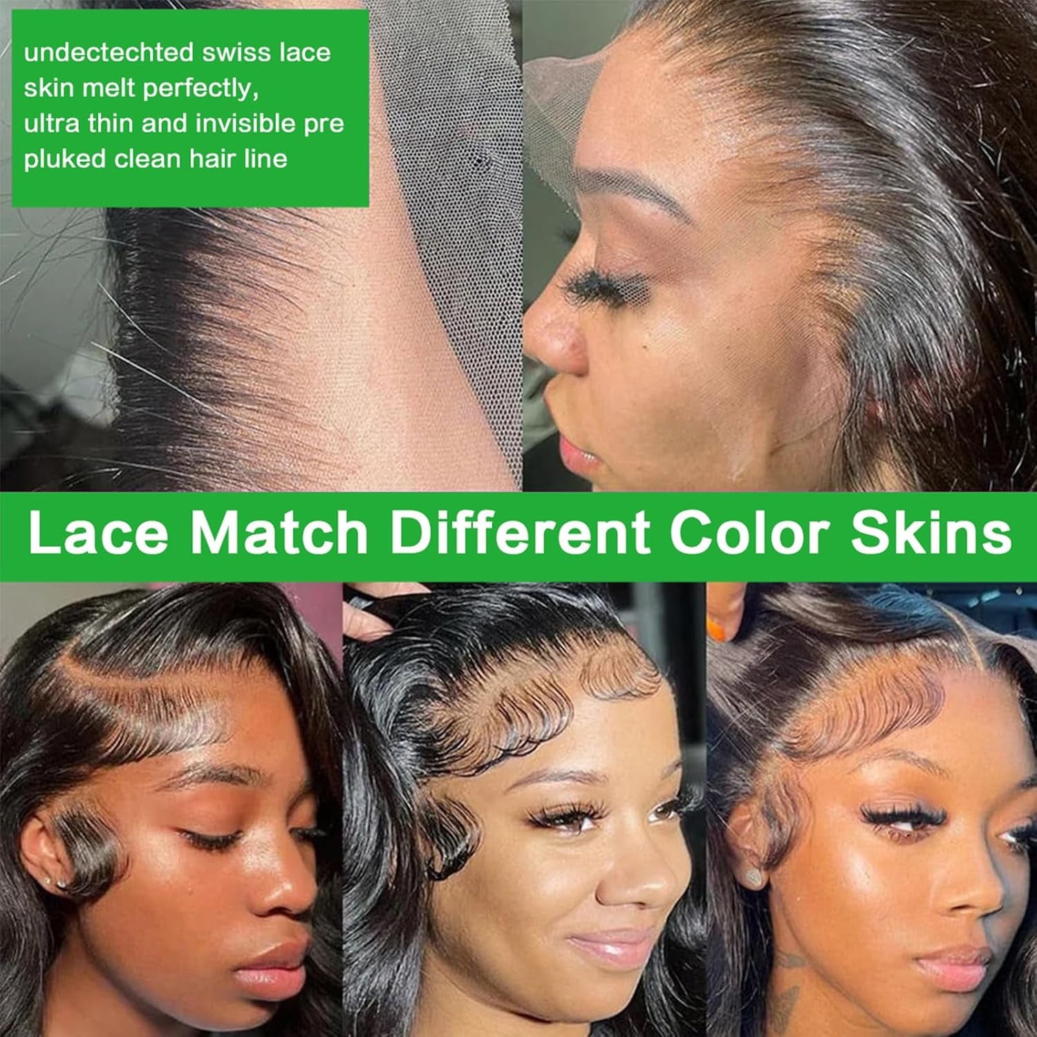 28 Inch 13X6 Lace Front Body Wave Wigs Human Hair Brazilian Pre Plucked 200 Density HD Lace Frontal Wig with Baby Hair Body Wave Glueless Wigs for Women Natural Color